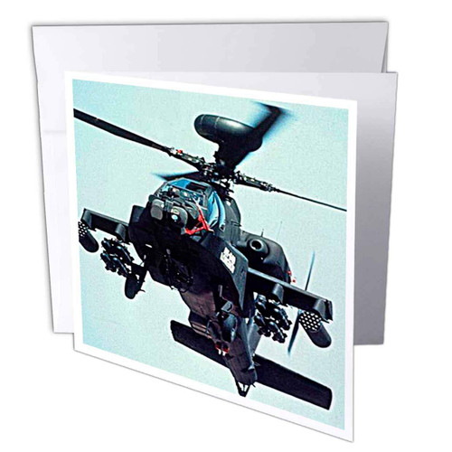 3dRose Apache Longbow - Greeting Cards, 6 x 6 inches, set of 6 (gc_730_1)