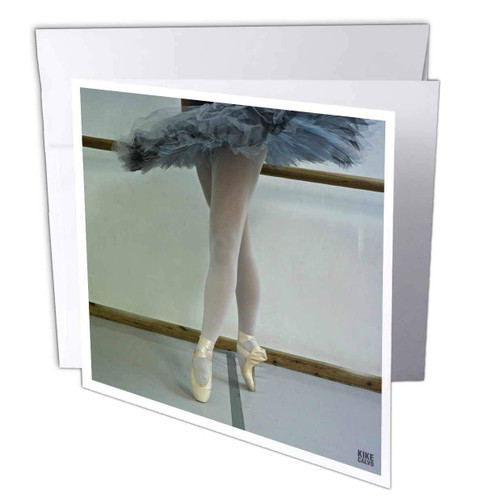 3dRose Spanish dancer is training at the Ballet School in Zaragoza 6 - Greeting Cards, 6 x 6 inches, set of 6 (gc_10048_1)