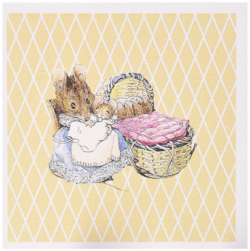 3dRose Peter Rabbit Sweet Mouse Family- Vintage Art - Greeting Cards, 6 x 6 inches, set of 6 (gc_79404_1) 3dRose Peter Rabbit Sweet Mouse Family- Vintage Art - Greeting Cards, 6 x 6 inches, set of 6 (gc_79404_1)