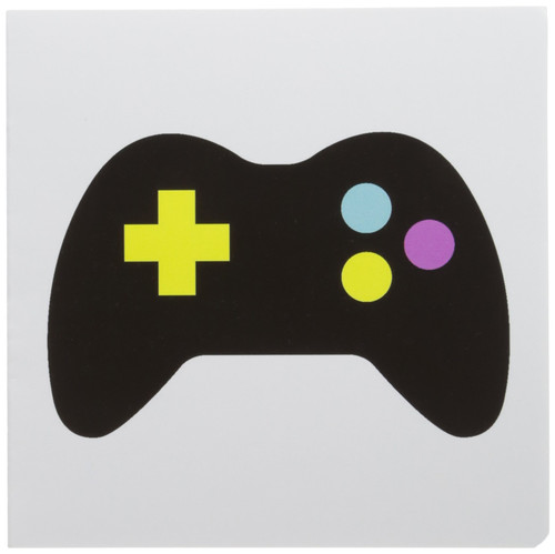 3dRose CMYK Gamer Control Icon Graphic Cartoon - Greeting Cards, 6 x 6 inches, set of 12 (gc_102385_2) 3dRose CMYK Gamer Control Icon Graphic Cartoon - Greeting Cards, 6 x 6 inches, set of 12 (gc_102385_2)
