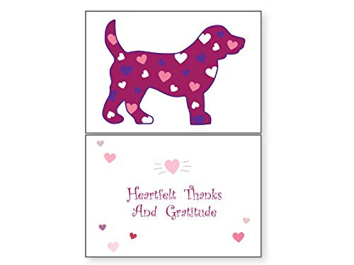 Dog Speak Heartfelt Thanks and Gratitude - Thank You Pet Sitter Dog Walker Card