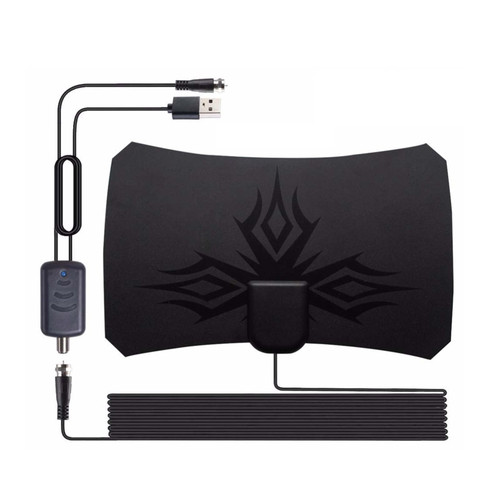 TV Antenna - 2023 Amplifier HD Digital Indoor TV Antenna Booster 700+ Miles Range Digital HDTV Antenna for Smart TV Free Local Channels 4K HD 1080P All TV's VHF UHF