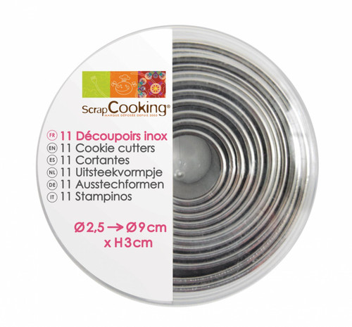 ScrapCooking Scrap Cooking Cookie Cutter, Gray