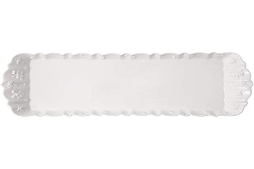 Villeroy & Boch Delight Royal Classic King Cake Plate, Porcelain, White, 40 x 16 cm