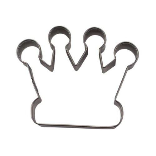 Staedter Crown Cookie Cutter, Silver, 7.5 cm