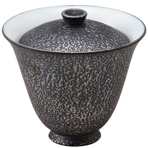 Yamashita 16055660 Eriji Silver Aya Anti Lid, 3.3 x 2.8 inches (8.5 x 7.0 cm)