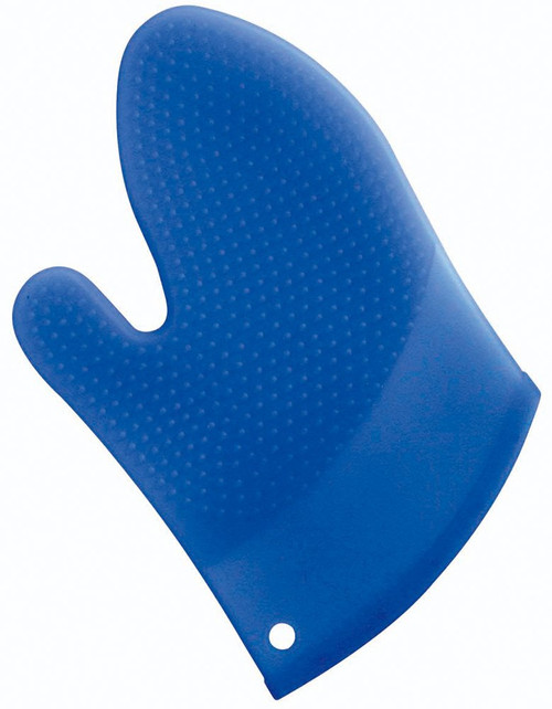 Okabe OM-01 Western Tableware, Silicone, Oven Mitten, Small, Blue