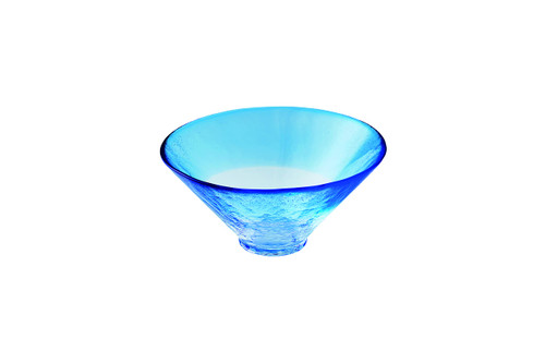 Yamashita Kogei 20421000 Medium Bowl Plate, Blue Ten - 2 07-117, 5.9 x 2.8 inches (15 x 7.2 cm)
