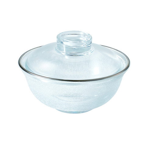 Yamashita Craft 20679000 Small Bowl, White Mist Futamono, Large, Diameter 5.3 x Height 3.4 inches (13.5 x 8.7 cm)