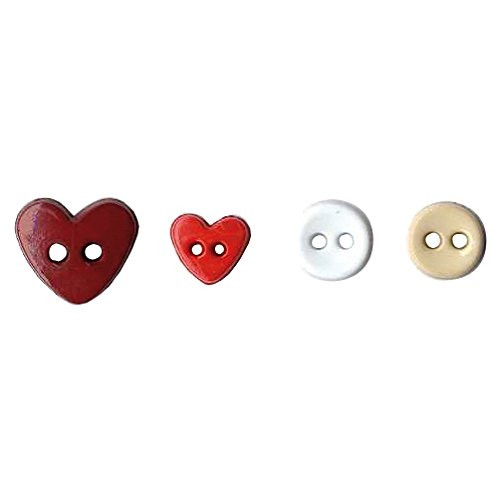 Artemio Mini Shaped Buttons, Love Artemio Mini Shaped Buttons, Love