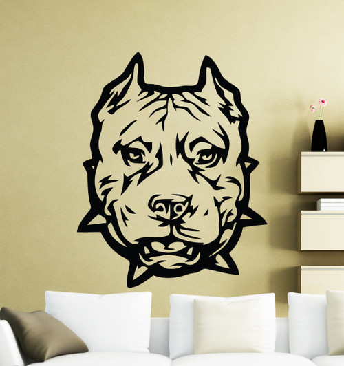 Pitbull Wall Decal Animals Pets Dogs Vinyl Sticker Home Nursery Kids Boy Girl Room Interior Art Decoration Any Room Mural Waterproof Vinyl Sticker (298su) Pitbull Wall Decal Animals Pets Dogs Vinyl Sticker Home Nursery Kids Boy Girl Room Interior Art Decoration Any Room Mural Waterproof Vinyl Sticker (298su)