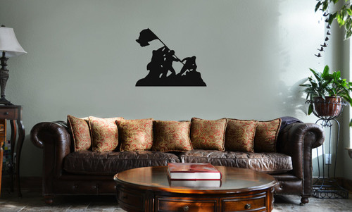 Decal Serpent Iwo Jima WWII Silhouette Vinyl Wall Mural Decal Home Decor Sticker (Black) Decal Serpent Iwo Jima WWII Silhouette Vinyl Wall Mural Decal Home Decor Sticker (Black)