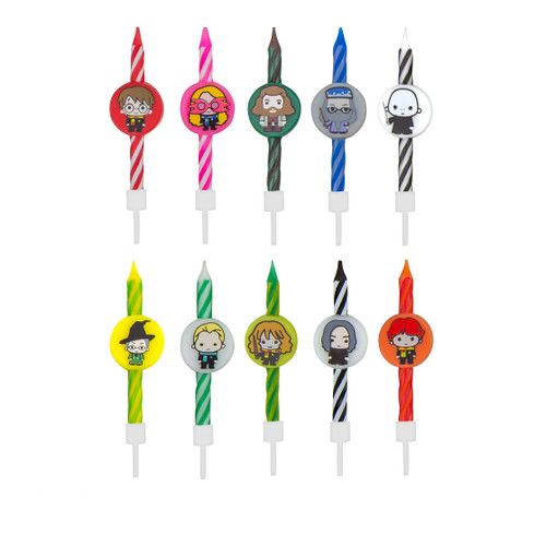 Cinereplicas Harry Potter - Candles Characters (Set of 10 + 1 Happy Birthday) - Official License