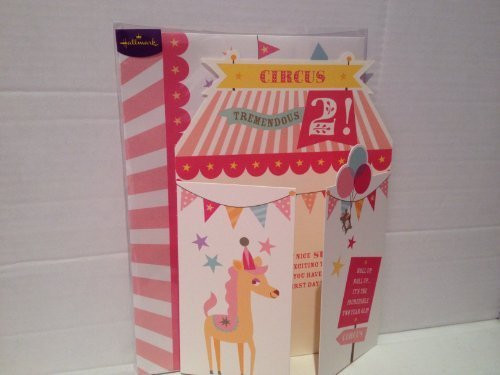 Hallmark 2nd Birthday Card 'Tremendous 2!' - Medium [Old Model]
