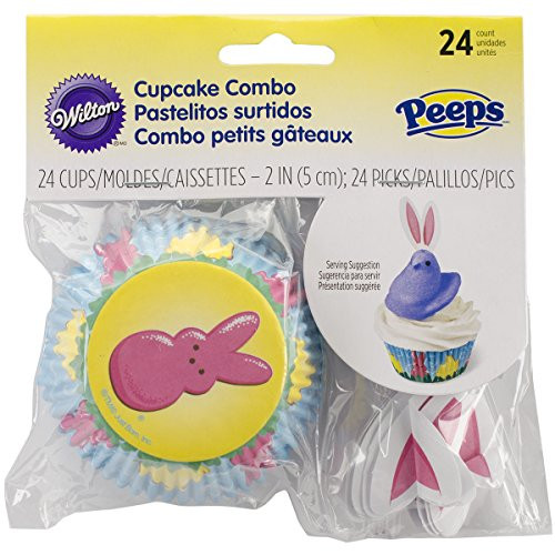 Wilton 24-Piece Baking Cups and Fun Pix Cupcake Kit, Multicolor
