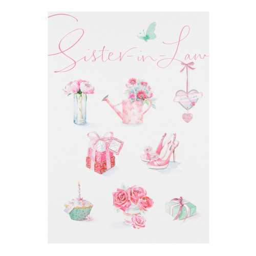 Hallmark Sister in Law Birthday Card "Great Company" - Medium (Old Model)