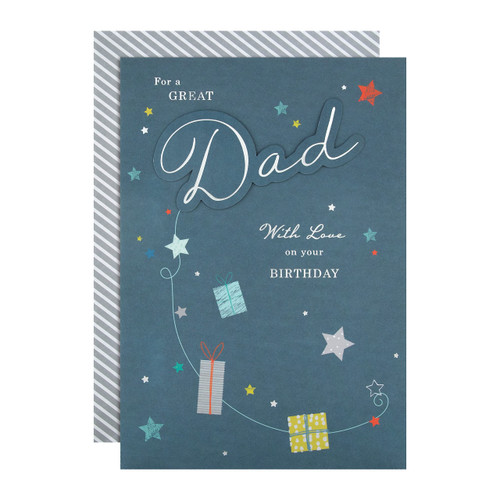 Hallmark Birthday Card for Dad - 3D Text Design,25472663