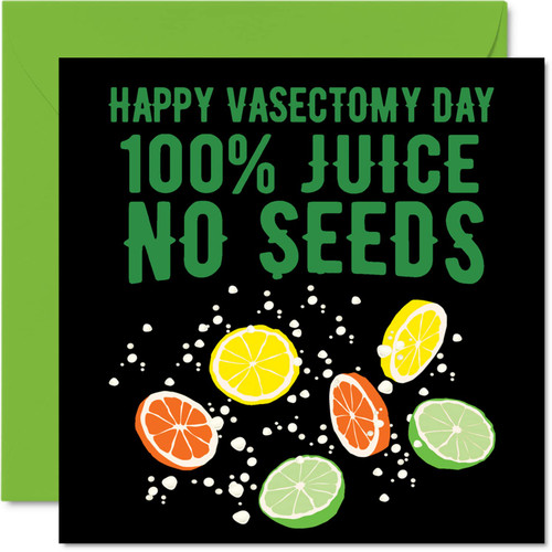 Funny Get Well Soon Cards for Men - Vasectomy - Get Well Cards from Women, Speedy Recovery Card, 5.7 x 5.7 Inch Joke Humour Banter Greeting Cards for Best Friend Brother Husband Boyfrind Colleague Funny Get Well Soon Cards for Men - Vasectomy - Get Well Cards from Women, Speedy Recovery Card, 5.7 x 5.7 Inch Joke Humour Banter Greeting Cards for Best Friend Brother Husband Boyfrind Colleague