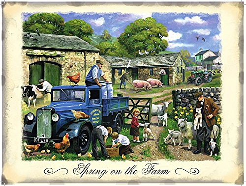 Spring On The Farm small size metal sign 8" x 6" (og 2015)