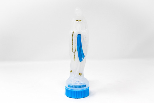 Our Lady of Lourdes Virgin Mary Statue Containing Lourdes Holy Water & Lourdes Prayer Card Our Lady of Lourdes Virgin Mary Statue Containing Lourdes Holy Water & Lourdes Prayer Card