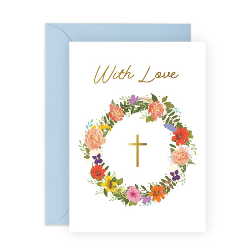 CENTRAL 23 Easter Cards Religious - Sympathy Cards With Envelopes - Prayer Cards for Women - Holy Communion Baptism Cards for Girls - Christian Gifts - Confirmation Card - Comes with Stickers