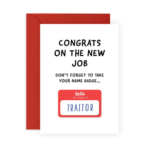 CENTRAL 23 Coworker Leaving Card - Congratulations On New Job Card For Coworker, Boss Employee - Goodbye Card For Colleagues - Comes With Stickers - Made In The UK