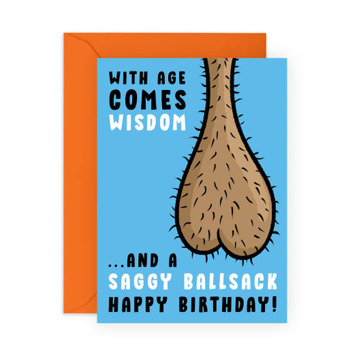 CENTRAL 23 Funny Birthday Cards For Men - Male Birthday Card - Rude Gag - Hilarious Gifts For Him - For Husband Boyfriend Dad - Comes With Stickers