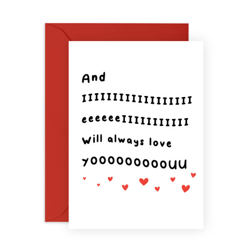 CENTRAL 23 Wedding Anniversary Cards for Husband Partner - I Will Always Love You - Romantic Valentines Day Card for Wife Girlfriend - Pun Humor - Gifts For Him Her - Boyfriend Birthday Card CENTRAL 23 Wedding Anniversary Cards for Husband Partner - I Will Always Love You - Romantic Valentines Day Card for Wife Girlfriend - Pun Humor - Gifts For Him Her - Boyfriend Birthday Card