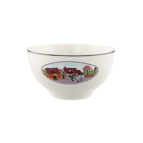 Villeroy & Boch Design Naif Rice Bowl, 20 oz, White/Colorful Villeroy & Boch Design Naif Rice Bowl, 20 oz, White/Colorful