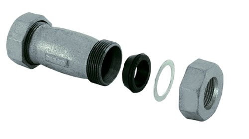 EZ-Flo 20570 Compression Coupling, 2.3 x 2.5 x 4.6", Gray