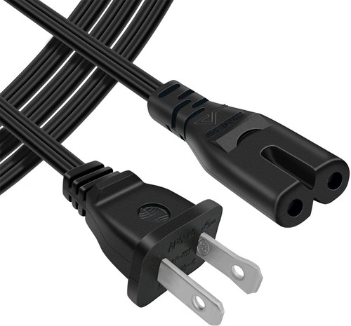 PPJ 2 Prong Pin AC in Power Cord Cable Plug Lead for Harman Kardon JBL Cinema SB100 SB200 SB250 SB300 SB350 SB400 Base 2.2 Channel CNTR Soundbar Suround, Bose Sony DELL JBL IBM Speaker