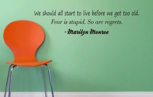 Decal Jewelry MARILYN MONROE QUOTE decal sticker wall beautiful words nice