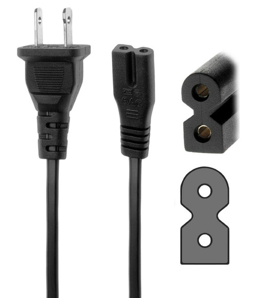 Marg AC in Power Cord Lead for NAXA NPB-252 Portable MP3 CD Player AM/FM Radio Boombox Speaker NPB-252RED NPB-252BL NPB-252BU NPB-252BK NPB-252RD NPB-252BLK NAXA Electronics