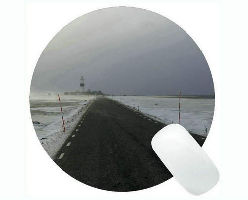 Yanteng Round Mouse Pads,Lighthouse of Dreams Gaming Mouse Pads