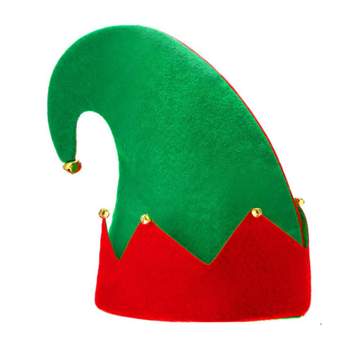 Ankelesz Christmas Elf Felt Hat Santa Elf Hats for Kids Adults Holiday Theme Photos Props Christmas Party Costume