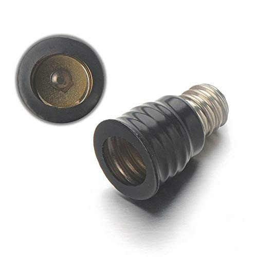 E12 Candle Candelabra Base Screw Socket to Intermediate E17 Fan Light Screw Adapter Converter (3pcs/Pack)