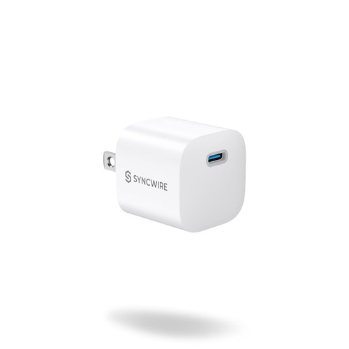 USB C Charger, Syncwire 20W PD Fast Charger Block Adapter, Ultra Compact Type-C Power Delivery Wall Charger Compatible for iPhone 13 12 11 Pro Max XR X 8 Plus, iPad Pro, Pixel, Samsung S10 S9 LG V50