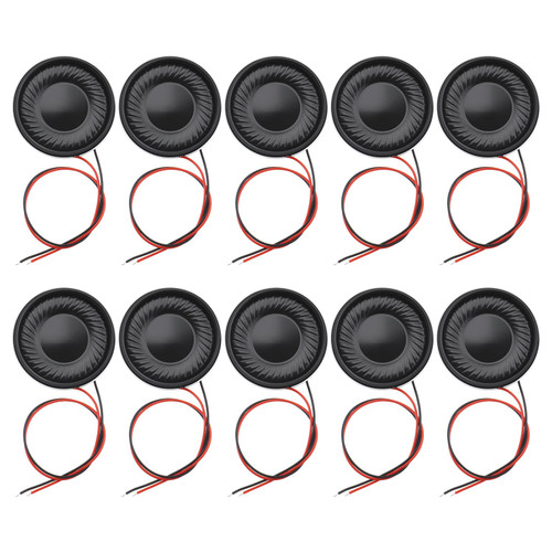 The Lord of the Tools 10PCS 2W 8 Ohm Internal Magnet Speaker 28mm Round Mini Loudspeaker for Electronic DIY Toys Radio Intercom Multimedia Speakers Mini Box Speakers
