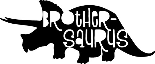 Brothersaurus Dinosaur Family Extinct Triceratops Wall Decals for Walls Peel and Stick Wall Art murals Black Small 8 Inch Brothersaurus Dinosaur Family Extinct Triceratops Wall Decals for Walls Peel and Stick Wall Art murals Black Small 8 Inch