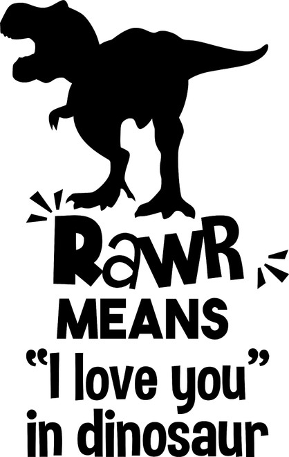 Rawr Means I Love You in Dinosaur Extinct Wall Decals for Walls Peel and Stick Wall Art murals Black Medium 18 Inch Rawr Means I Love You in Dinosaur Extinct Wall Decals for Walls Peel and Stick Wall Art murals Black Medium 18 Inch