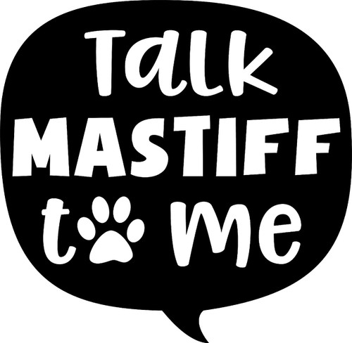 Talk Mastiff to Me Paw Print Dog Funny Wall Decals for Walls Peel and Stick Wall Art murals Black Small 8 Inch Talk Mastiff to Me Paw Print Dog Funny Wall Decals for Walls Peel and Stick Wall Art murals Black Small 8 Inch
