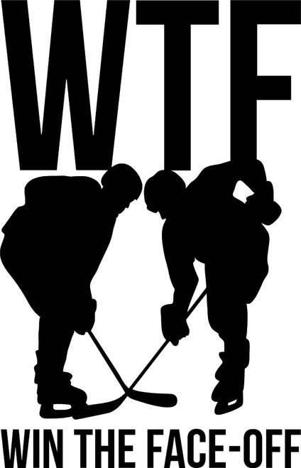 WTF Win The Face-Off Hockey Ice Net Goalie Game Players Sports Wall Decals for Walls Peel and Stick Wall Art murals Black Small 8 Inch WTF Win The Face-Off Hockey Ice Net Goalie Game Players Sports Wall Decals for Walls Peel and Stick Wall Art murals Black Small 8 Inch