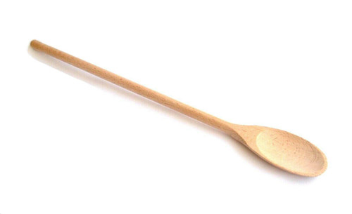 Tredoni 16" Wooden Spoon - Baking/Cooking/Stirring Spoon Utensil (40 cm)