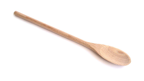 Tredoni 12" Wooden Spoon - Baking/Cooking/Stirring Spoon Utensil (30 cm = 12 inch)