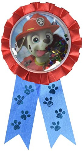 Paw Patrol Confetti Pouch Award Ribbon, Party Favor