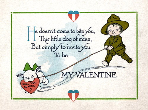 ValentineS Day 1919 NvalentineS Day Card 1919 Poster Print by (18 x 24) ValentineS Day 1919 NvalentineS Day Card 1919 Poster Print by (18 x 24)