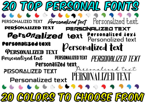 Custom Vinyl Wall Decal - Custom Vinyl Stickers - Top Car Custom Decal - Decals for Home - Name Vinyl Decal - Quotes from Movies - Quotes from Songs - Custom Stick on Signs