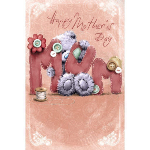 SHOP AT 247 Mum Sketchbook Me to You Bear Mothers Day Greeting Card