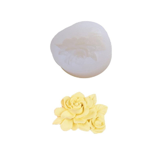 Silicone Chocolate Moulds Fondant Molds Gardenia Shape Silicone Material Household Baking Mould Diy Cake Decorating Tool Gardenia Silicone Mold