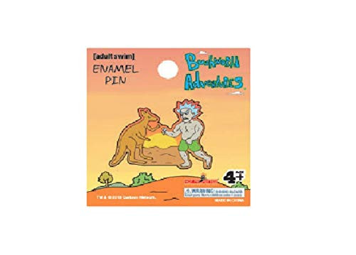 Rick and Morty, Kangaroo Fight Boxing Scene - Licensed Original Artwork, Enamel Lapel PIN